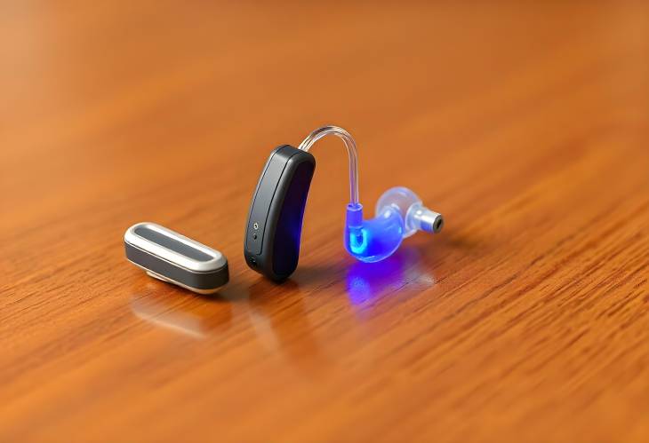 Personalized Hearing Solutions SkinToned Aids on Display